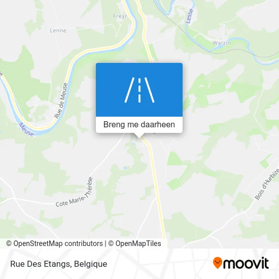 Rue Des Etangs kaart