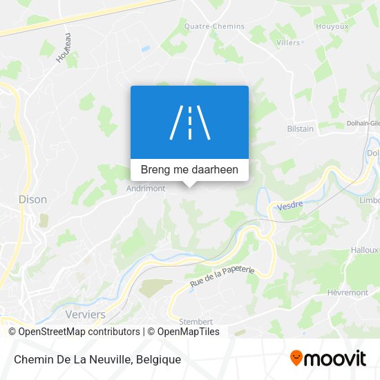 Chemin De La Neuville kaart
