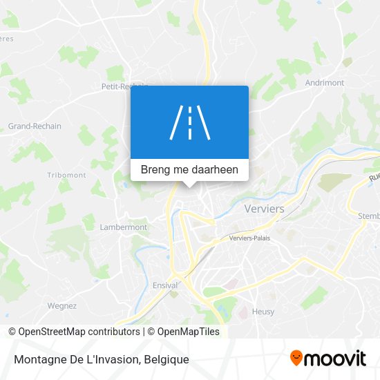 Montagne De L'Invasion kaart