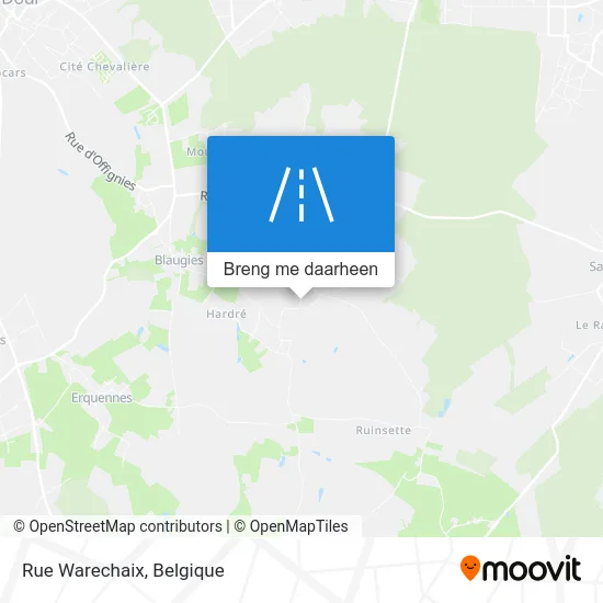 Rue Warechaix kaart