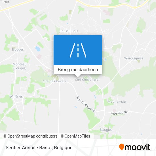 Sentier Annoile Banot kaart