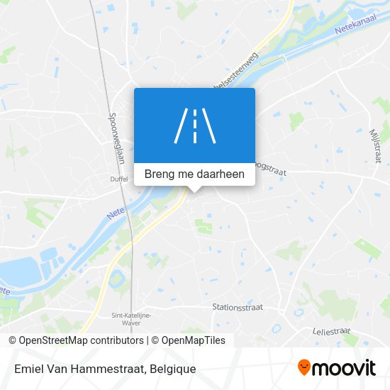 Emiel Van Hammestraat kaart