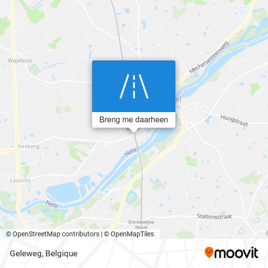 Geleweg kaart