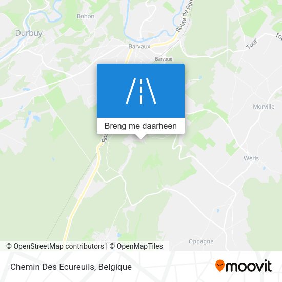 Chemin Des Ecureuils kaart