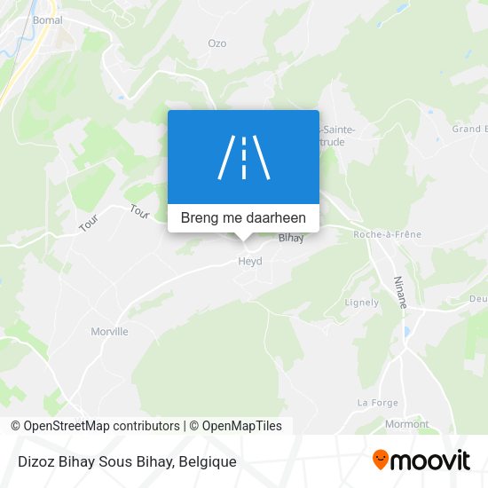 Dizoz Bihay Sous Bihay kaart