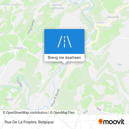 Rue De La Frayère kaart