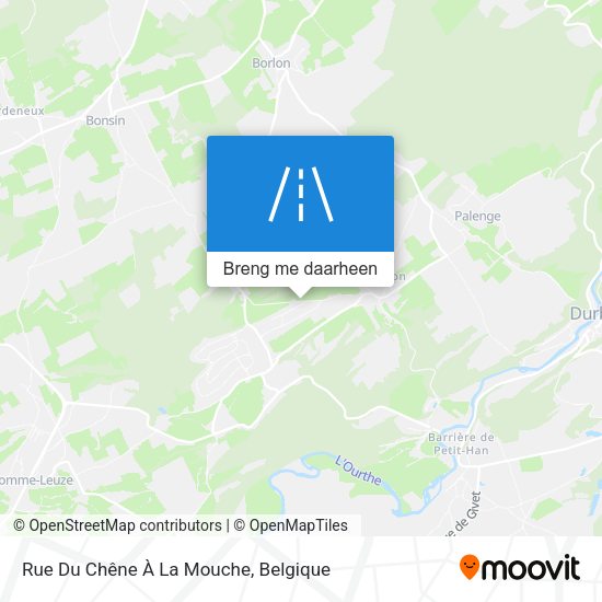 Rue Du Chêne À La Mouche kaart