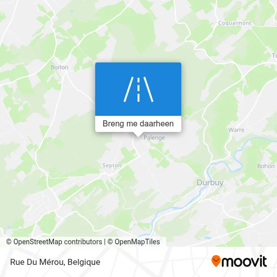 Rue Du Mérou kaart