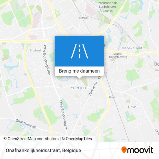 Onafhankelijkheidsstraat kaart