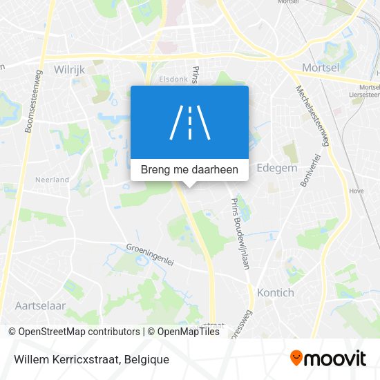 Willem Kerricxstraat kaart