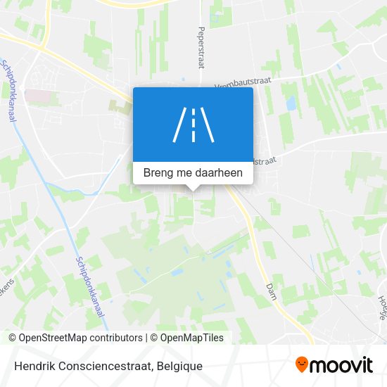 Hendrik Consciencestraat kaart