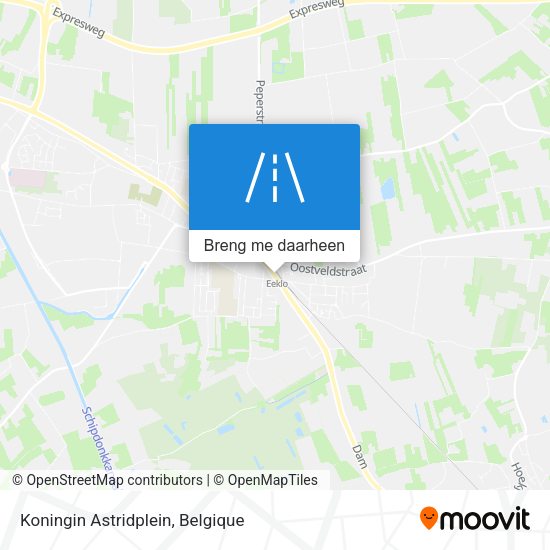 Koningin Astridplein kaart