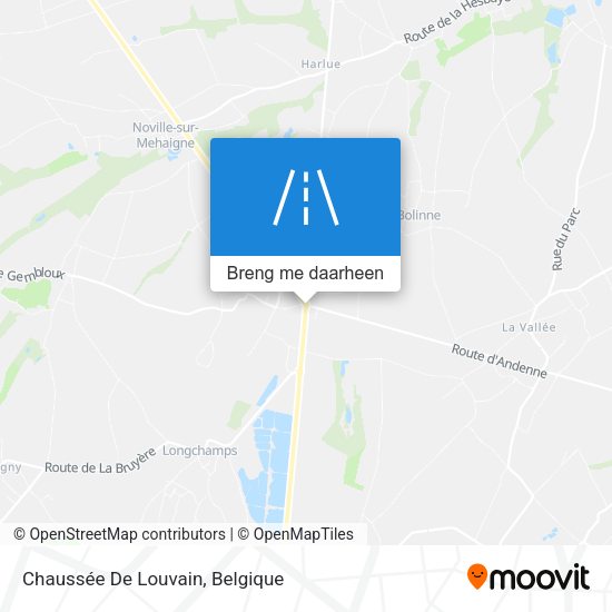 Chaussée De Louvain kaart