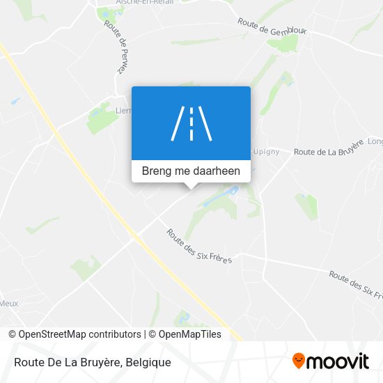 Route De La Bruyère kaart
