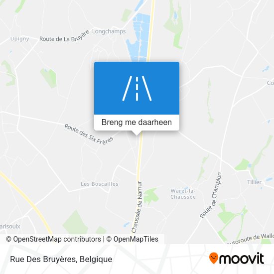 Rue Des Bruyères kaart