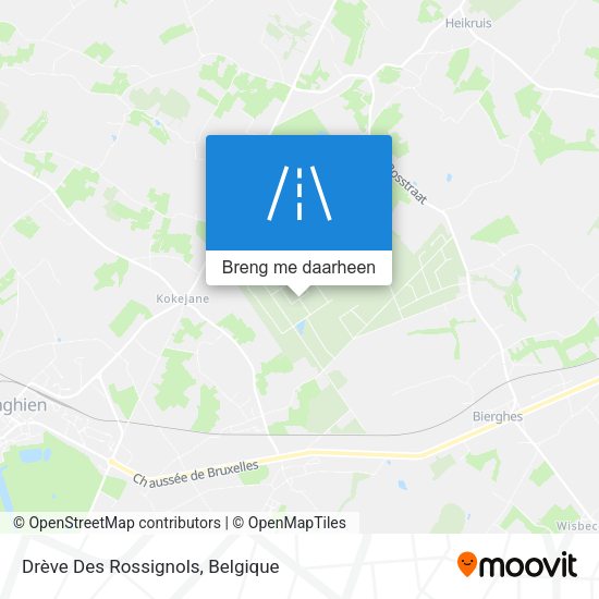Drève Des Rossignols kaart