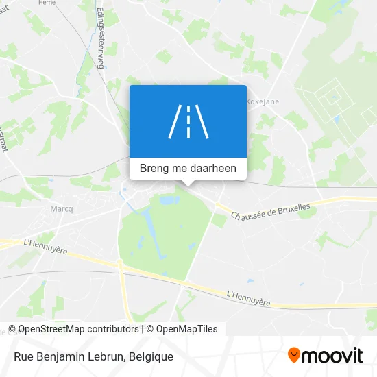 Rue Benjamin Lebrun kaart