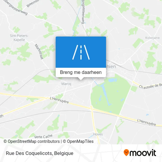 Rue Des Coquelicots kaart