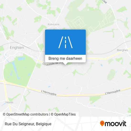 Rue Du Seigneur kaart