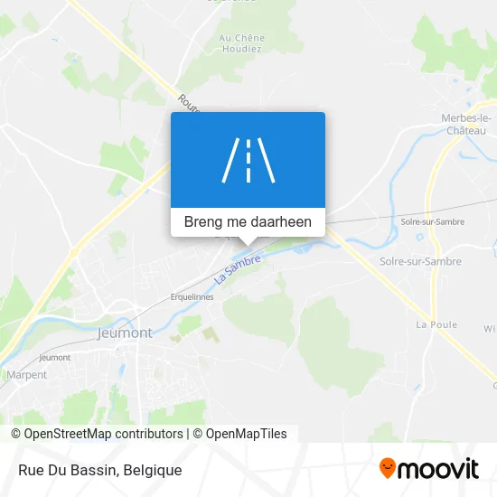 Rue Du Bassin kaart