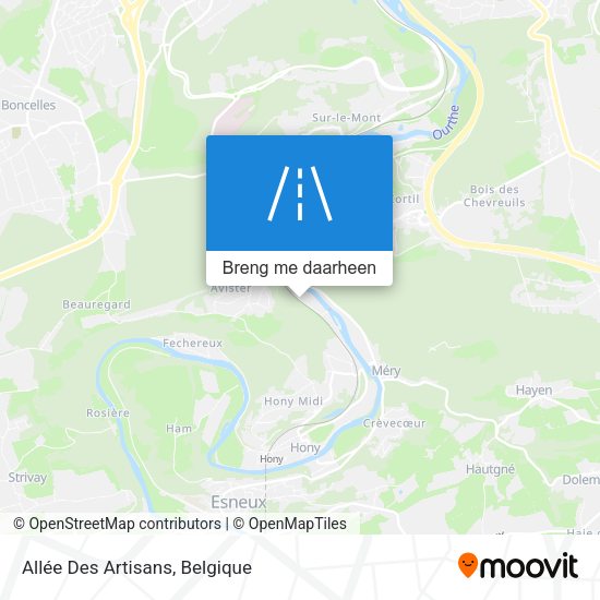 Allée Des Artisans kaart