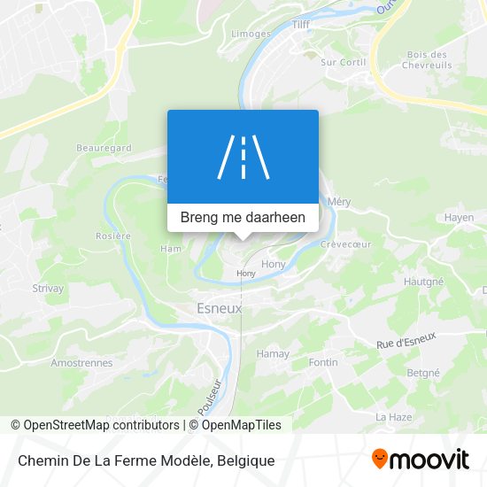 Chemin De La Ferme Modèle kaart