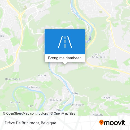 Drève De Brialmont kaart