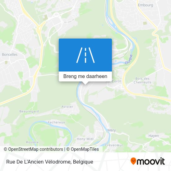 Rue De L'Ancien Vélodrome kaart