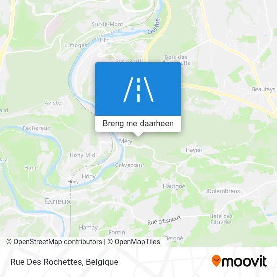 Rue Des Rochettes kaart