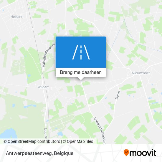 Antwerpsesteenweg kaart