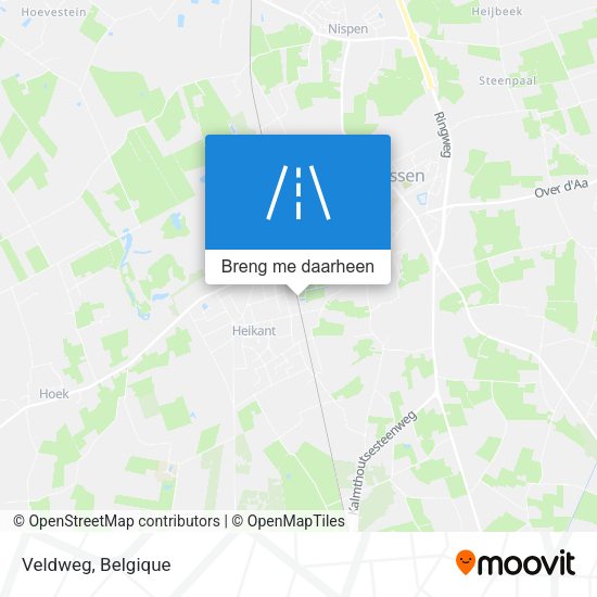 Veldweg kaart