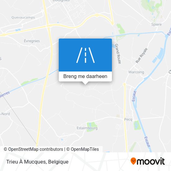 Trieu À Mucques kaart