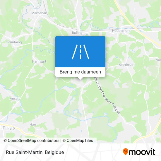 Rue Saint-Martin kaart