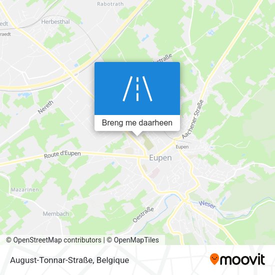 August-Tonnar-Straße kaart