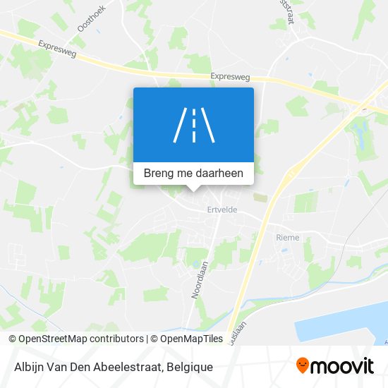 Albijn Van Den Abeelestraat kaart