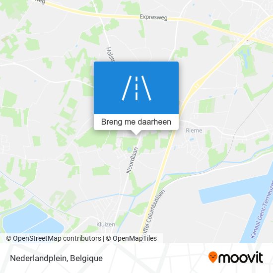 Nederlandplein kaart