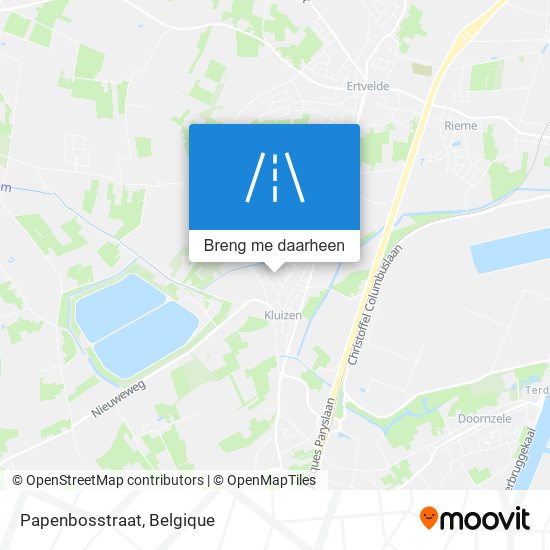 Papenbosstraat kaart