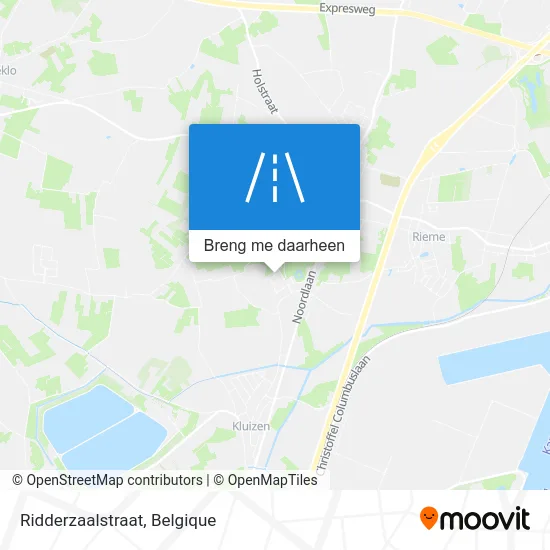 Ridderzaalstraat kaart