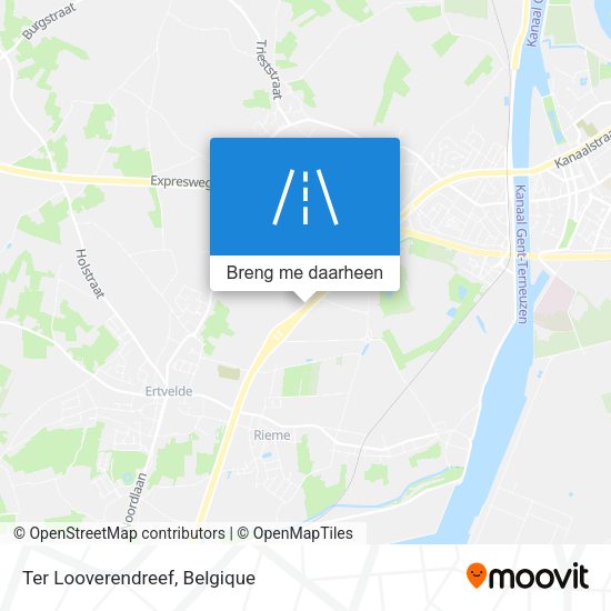 Ter Looverendreef kaart