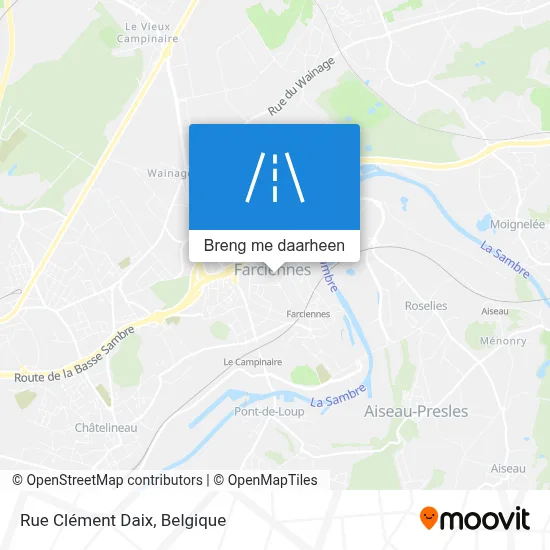 Rue Clément Daix kaart