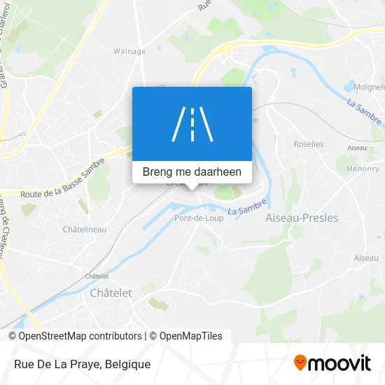 Rue De La Praye kaart