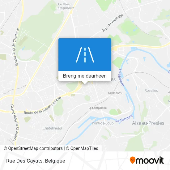Rue Des Cayats kaart