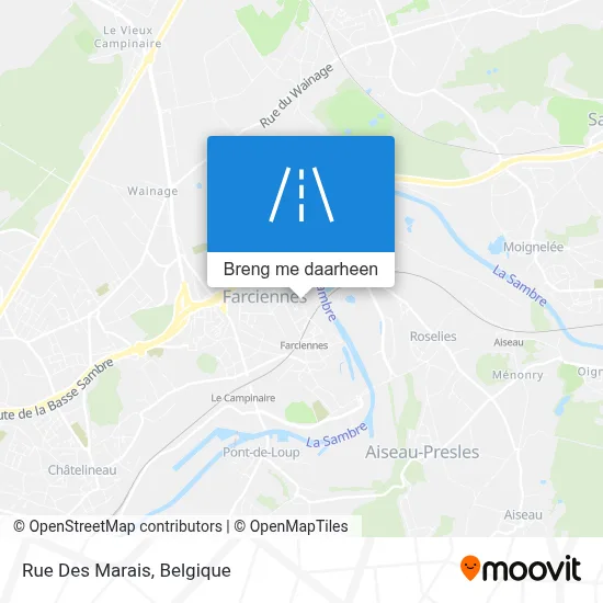 Rue Des Marais kaart