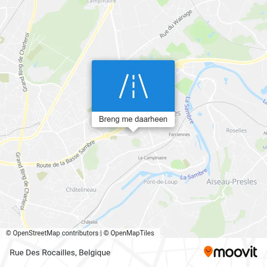 Rue Des Rocailles kaart