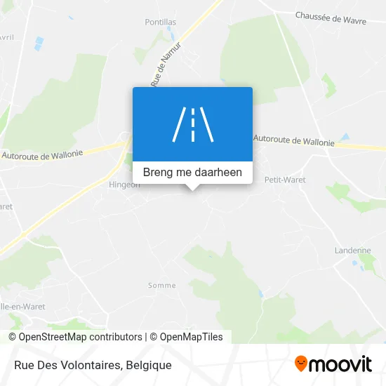 Rue Des Volontaires kaart