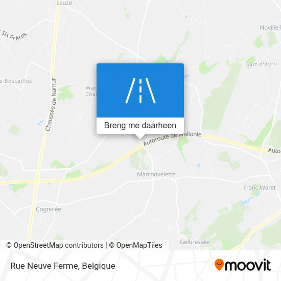 Rue Neuve Ferme kaart