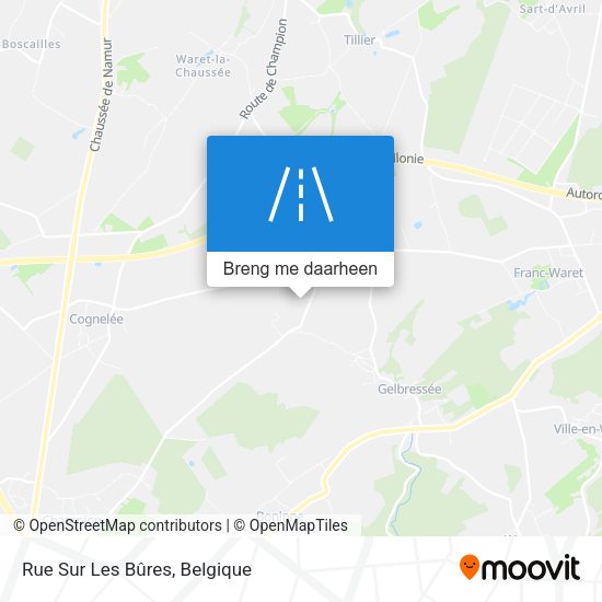 Rue Sur Les Bûres kaart