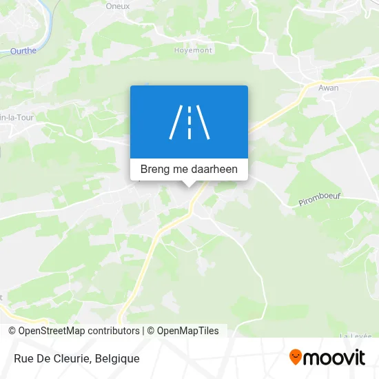 Rue De Cleurie kaart