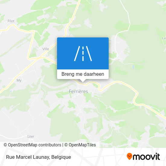 Rue Marcel Launay kaart