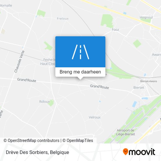 Drève Des Sorbiers kaart